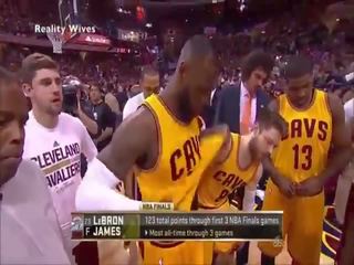 Lebron james accidentally relácie vták na televízie