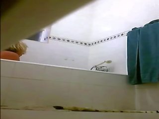 Uk MILF Bathroom Strip, Free British HD sex film f9
