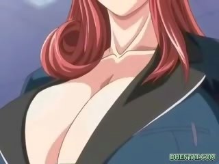 To vỡ hentai lassie giật gân tittyfucking và